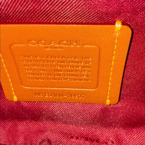 Coach Signature Fanny 39937 Tan Rust/Gold Belt Leather Pack Bag - Picture 11 of 11